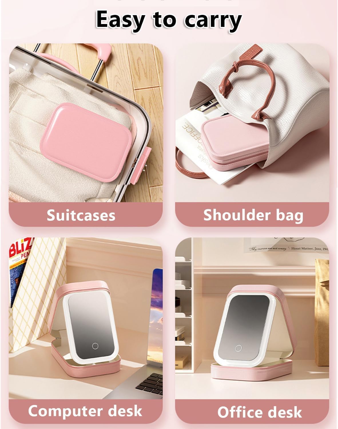 GlowCase™: The Ultimate Portable LED Makeup Organizer