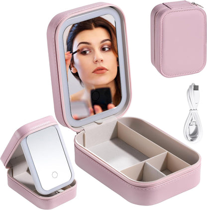 GlowCase™: The Ultimate Portable LED Makeup Organizer