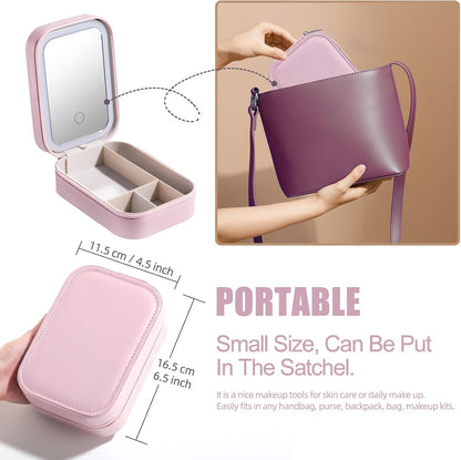 GlowCase™: The Ultimate Portable LED Makeup Organizer