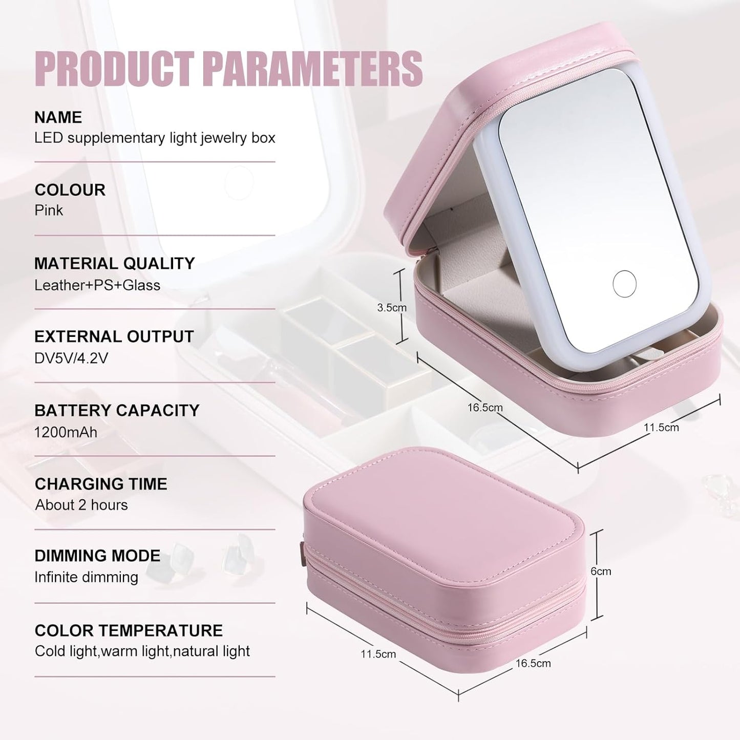 GlowCase™: The Ultimate Portable LED Makeup Organizer