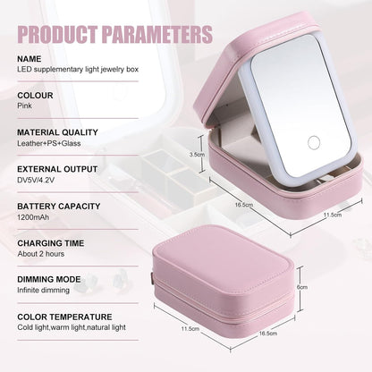 GlowCase™: The Ultimate Portable LED Makeup Organizer