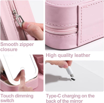 GlowCase™: The Ultimate Portable LED Makeup Organizer