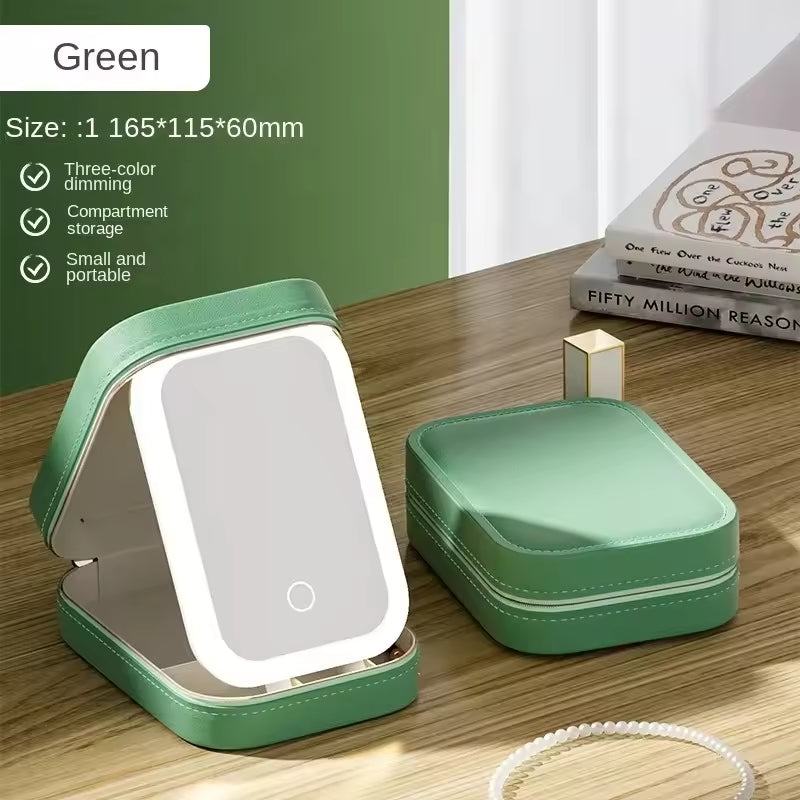 GlowCase™: The Ultimate Portable LED Makeup Organizer