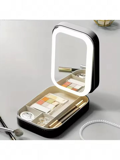 GlowCase™: The Ultimate Portable LED Makeup Organizer